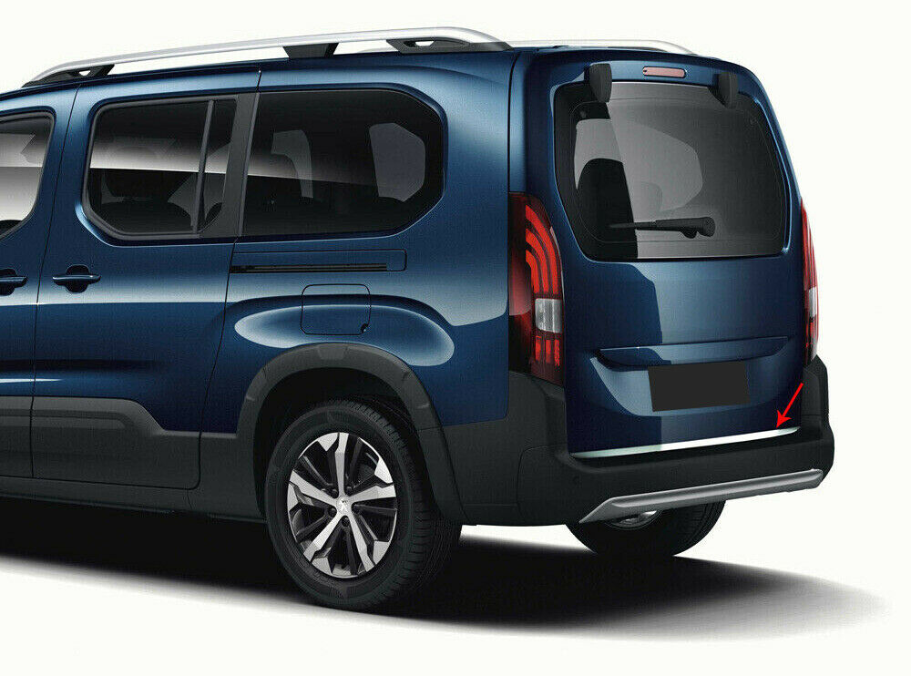 PEUGEOT RIFTER 2018+ PIASTRA CROMATA PORTELLONE POSTERIORE