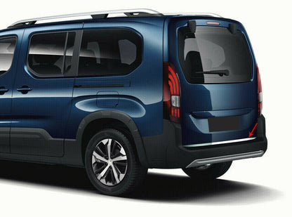 PEUGEOT RIFTER 2018+ PIASTRA CROMATA PORTELLONE POSTERIORE