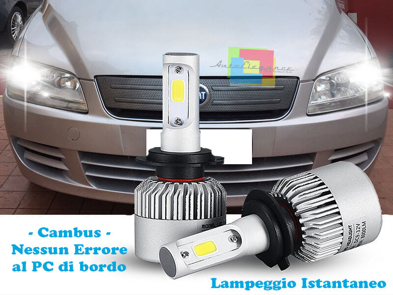 LAMPADE ANABBAGLIANTI LED FIAT MULTIPLA 1999-2010 ISTANTANEO 6000K CREE