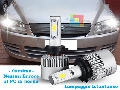LAMPADE ANABBAGLIANTI LED FIAT MULTIPLA 1999-2010 ISTANTANEO 6000K CREE