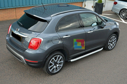 PEDANE LATERALI TOP QUALITA&apos; PER FIAT 500X 2014 IN POI SOTTOPORTA ANTISCIVOLO