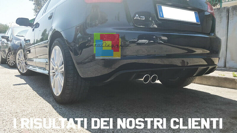 MINIGONNE LATERALI AUDI A3 8P 2005-2012 SPORTBACK LOOK S-LINE S3 .-. SOTTO PORTA