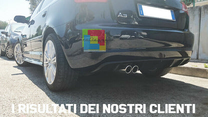 MINIGONNE LATERALI AUDI A3 8P 2005-2012 SPORTBACK LOOK S-LINE S3 .-. SOTTO PORTA