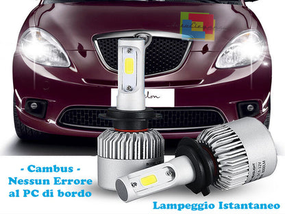 LAMPADE ANABBAGLIANTI LED LANCIA YPSILON 2003-2011 ISTANTANEO 6000K CREE