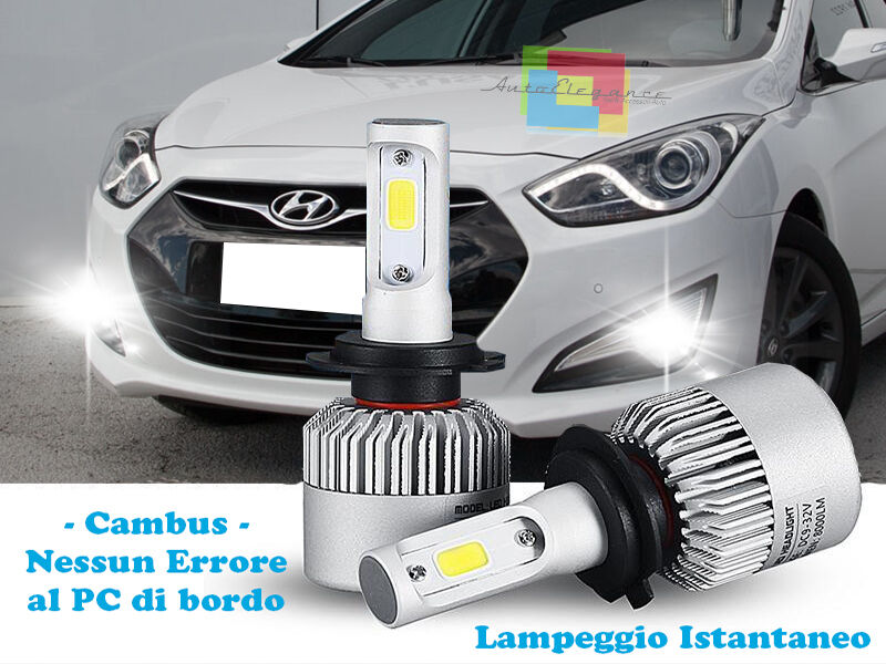 LAMPADE FENDINEBBIA A LED HYUNDAI i40 CAMBUS BIANCO GHIACCIO CREE