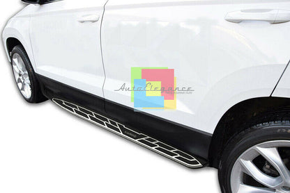 SIDE STEPS SKODA KAROQ FROM 2017 ONWARDS UNDER DOOR TOP QUALITY SPORT LOOK