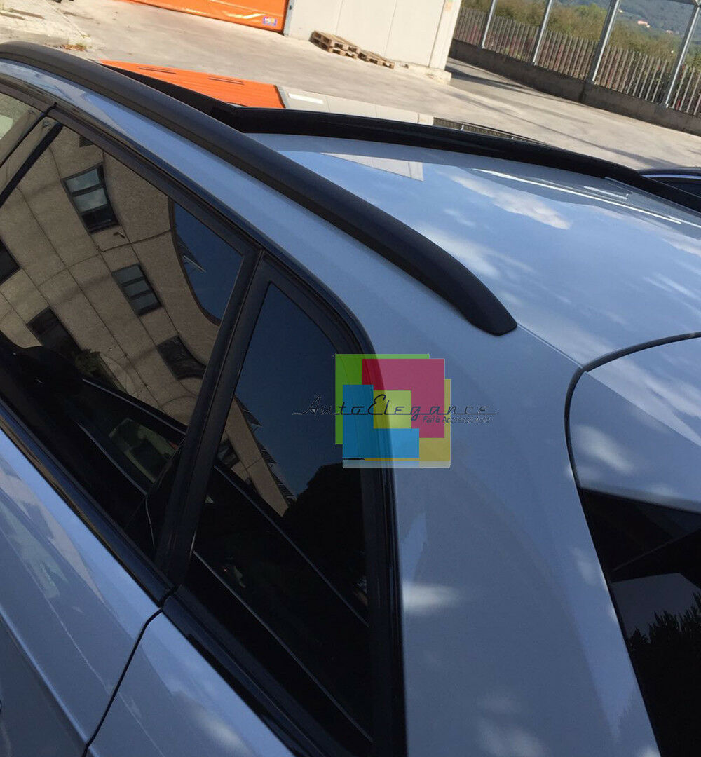 BARRE SUL TETTO PER AUDI A3 8V SPORTBACK 2012+ MANCORRENTI ALLUMINIO NERO AUTOELEGANCERICAMBI