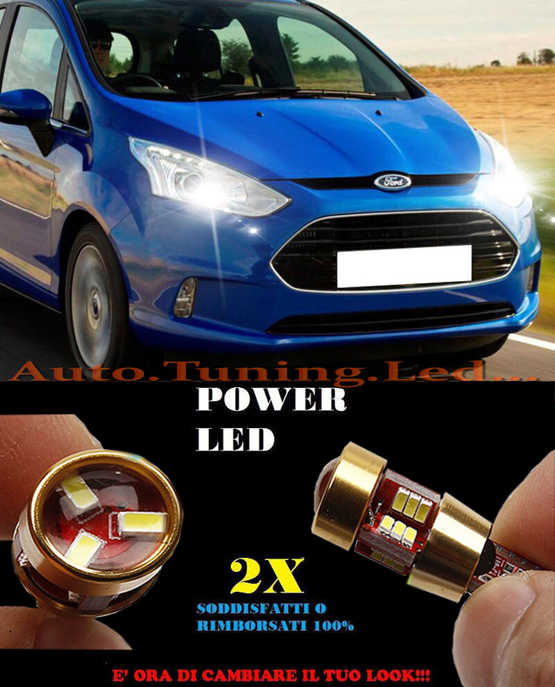 LUCI POSIZIONE FORD B MAX B-MAX CANBUS T10 BIANCO 27 LED SUPER QUALITA