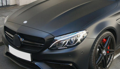 MERCEDES CLASSE C W205 S205 2014-2018 GRIGLIA ANTERIORE AMG PROFILO NERO
