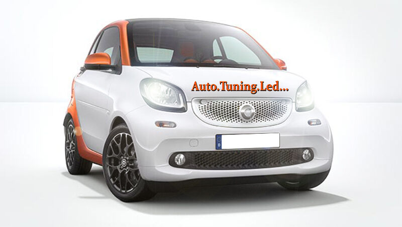 SMART For Two 07+ - COPPIA LAMPADE H7 BLUE XENON BIANCO ANABBAGLIANTE 55W 12V