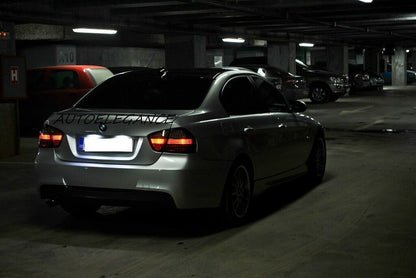 FARI ROSSO / FUME' PER BMW SERIE 3 E90 2004-2008 FANALI POSTERIORI LED