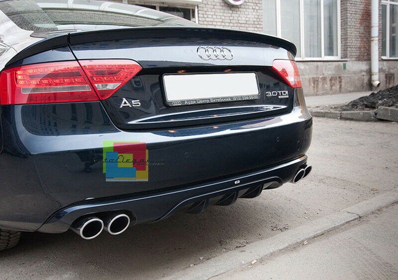 DIFFUSORE POSTERIORE SOTTO PARAURTI AUDI A5 SPORTBACK 2008-2011 ESTRATTORE