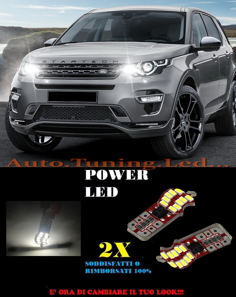 LUCI POSIZIONE LAND ROVER DISCOVERY SPORT CANBUS T10 BIANCO 20 LED SUPER QUALITA