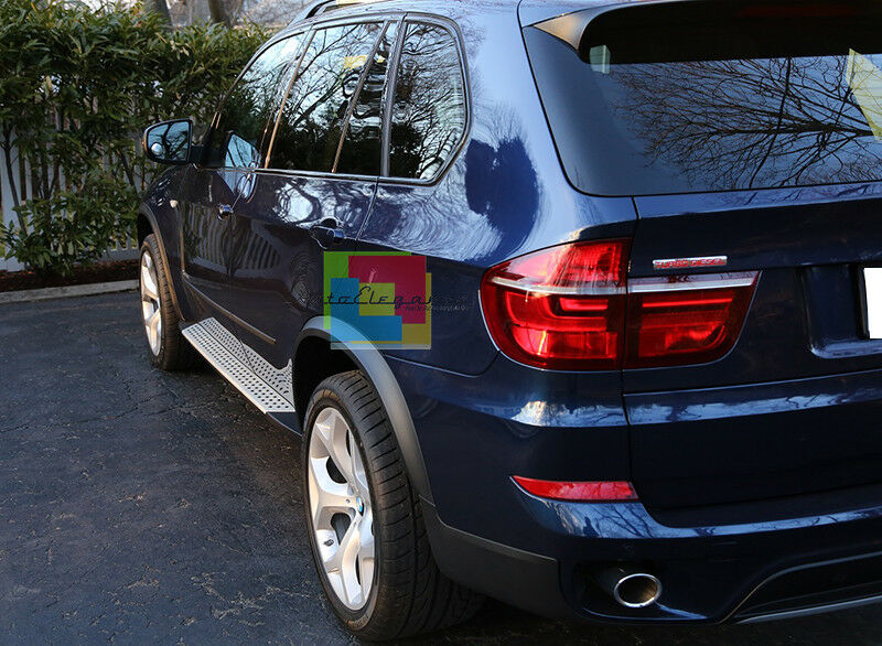 NON-SLIP SIDE STEPS FOR BMW X5 E70 2007-2013 ALUMINUM SILLS