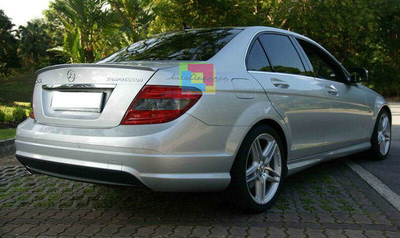 MERCEDES W204 SEDAN 2007-2012 REAR SPOILER HOOD LOOK C63 AMG