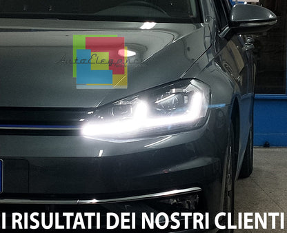 VW GOLF VII 7.5 2017+ LIFT FARI ANTERIORI GTI FANALI DIURNA LED FRECCIA DINAMICA