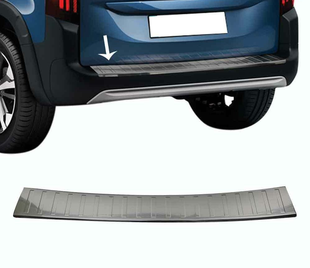Per OPEL COMBO e 2019-2020 PARAURTI PARAURTI IN ACCIAIO INOX CROMO DARK