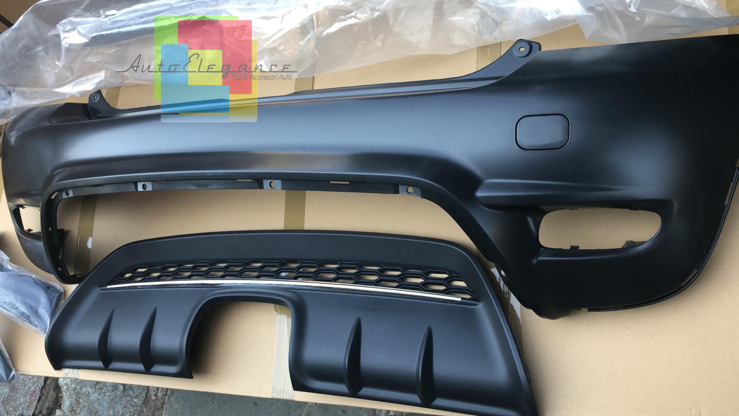 MINI COOPER R56 2006-2010 PARAURTI POSTERIORE COMPLETO LOOK SPORTIVO