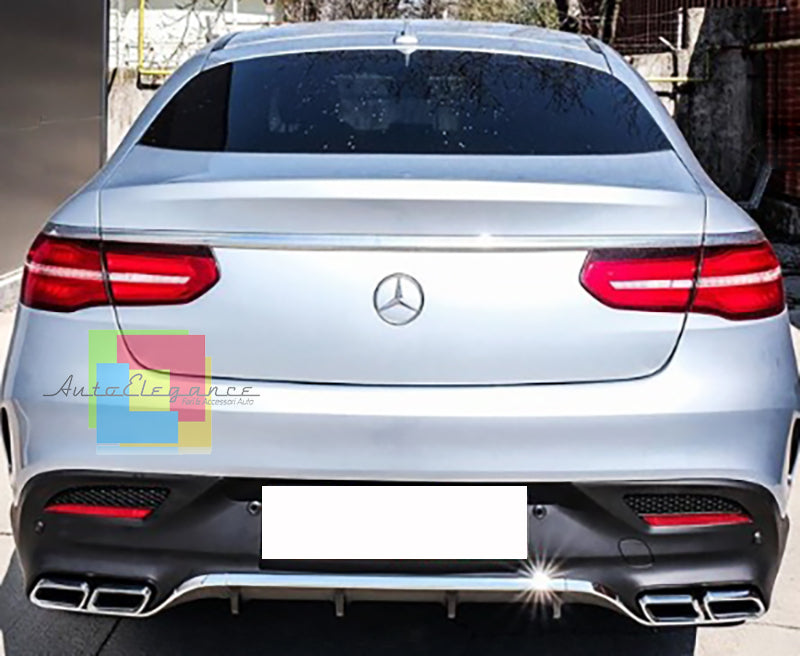 MERCEDES GLE COUPE 2015+ BODYKIT PARAURTI ANTERIORE DIFFUSORE POSTERIORE E TERMINALILOOK AMG