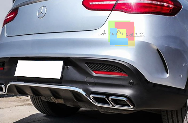 MERCEDES GLE COUPE 2015+ BODYKIT PARAURTI ANTERIORE DIFFUSORE POSTERIORE E TERMINALILOOK AMG