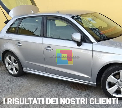 MINIGONNE LATERALI AUDI A3 8V SPORTBACK 2012+ SPOILER SOTTO PORTA SPORTIVO ABS -