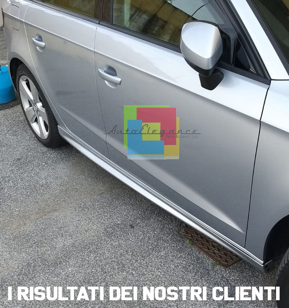 SIDE SKIRTS AUDI A3 8V SPORTBACK FROM 2012+ ABS DOOR SPOILER -
