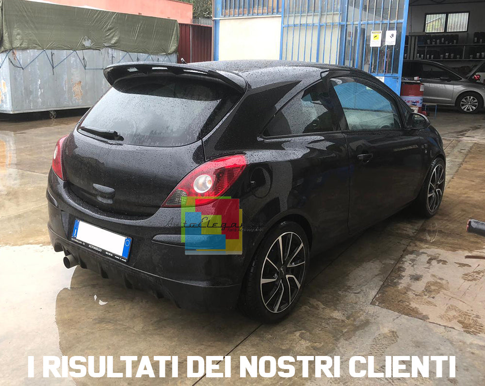 SPOILER POSTERIORE SUL TETTO OPEL CORSA D 3 PORTE 2006-2014 LOOK SPORTIVO VXR