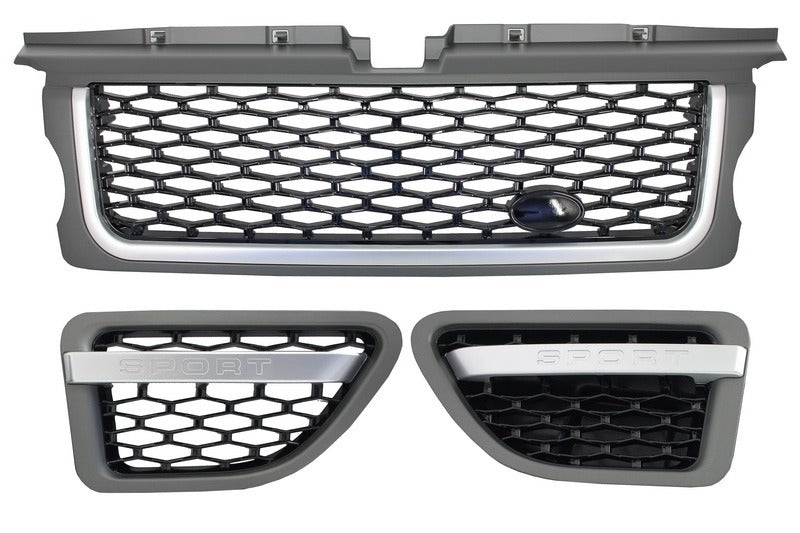 LAND ROVER RANGE ROVER SPORT 05-08 GRILLE SET PLATINUM LOOK AUTOBIOGRAPHY