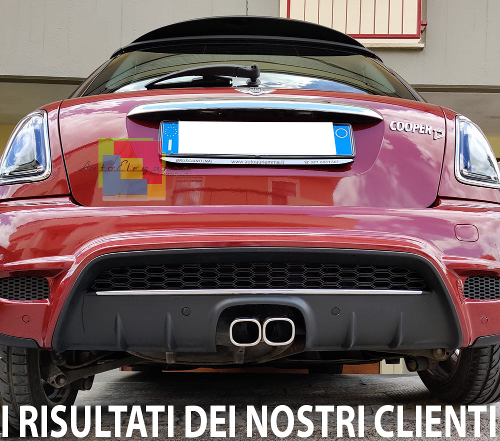 MINI COOPER R56 2006-2010 PARAURTI POSTERIORE COMPLETO LOOK SPORTIVO