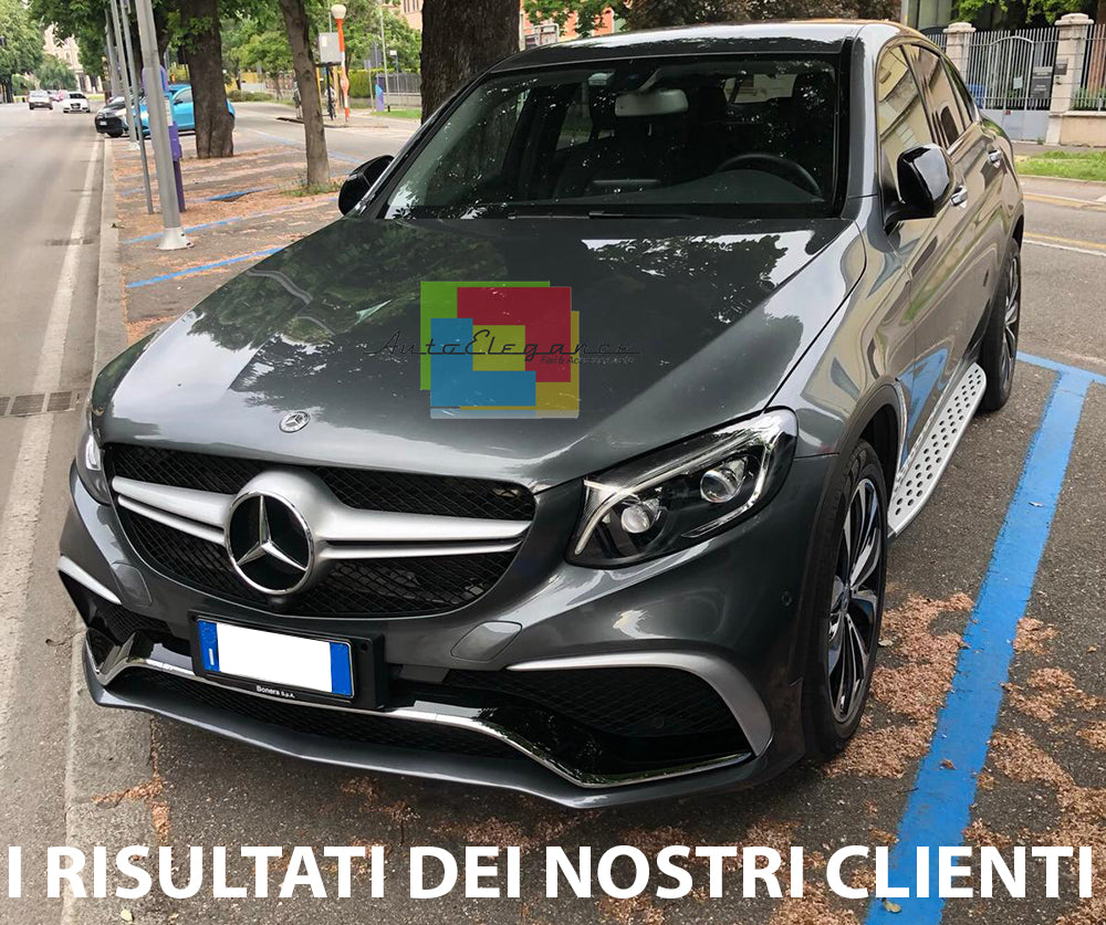 MERCEDES GLC X253 C253 SUV COUPE 2015- FRONT BUMPER AMG LOOK IN ABS