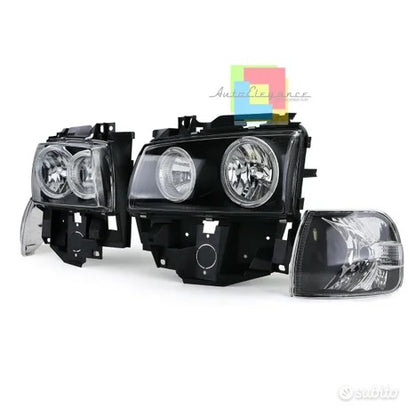 Vw transposter t4 96-03 angel eyes front headlights