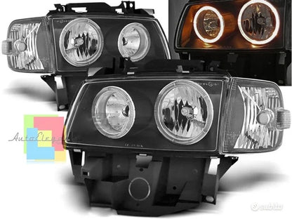 Vw transposter t4 96-03 angel eyes front headlights