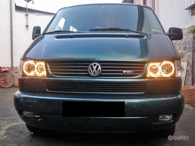 Vw transposter t4 96-03 angel eyes front headlights