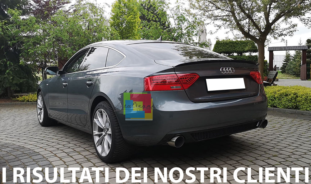 DIFFUSORE POSTERIORE AUDI A5 8T SPORTBACK 2012-2016 LIFT SOTTO PARAURTI