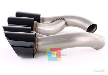 Porsche cayenne 2014-2017 terminali neri inox v6