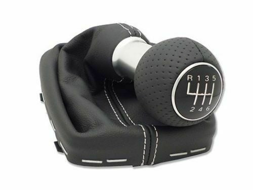 Pomello + cambio S-line (cuciture bianche) per Audi A3 8P/Sportback