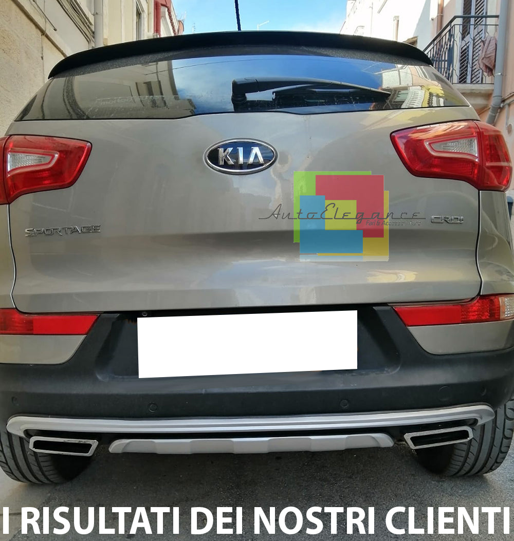 SPOILER SOTTO PARAURTI ANTERIORE + POSTERIORE PER KIA SPORTAGE 2010-2015 IN ABS