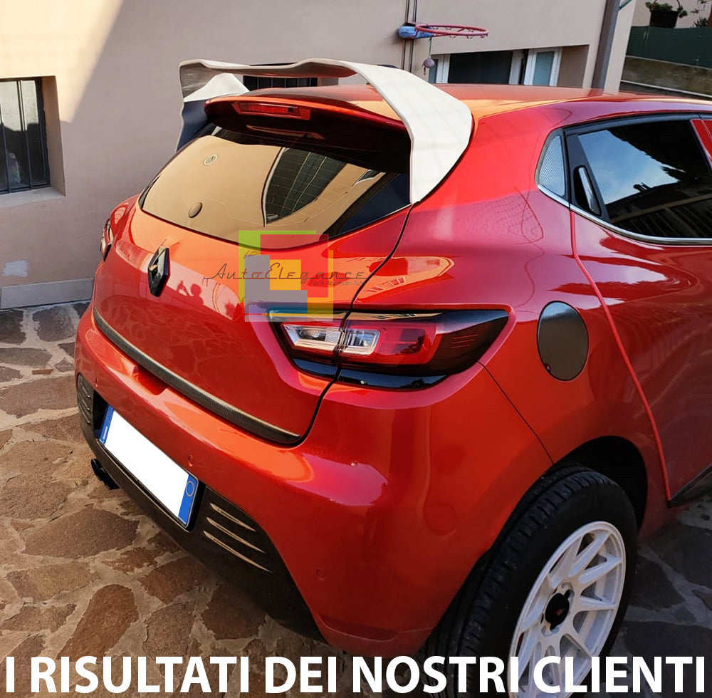 RENAULT CLIO 4 MKIV 2012-2019 SPOILER POSTERIORE TETTO LOOK SPORTIVO RS ALETTONE