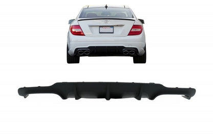 MERCEDES C-CLASS W204 SEDAN / COUPE AMG REAR DIFFUSER UNDER BUMPER