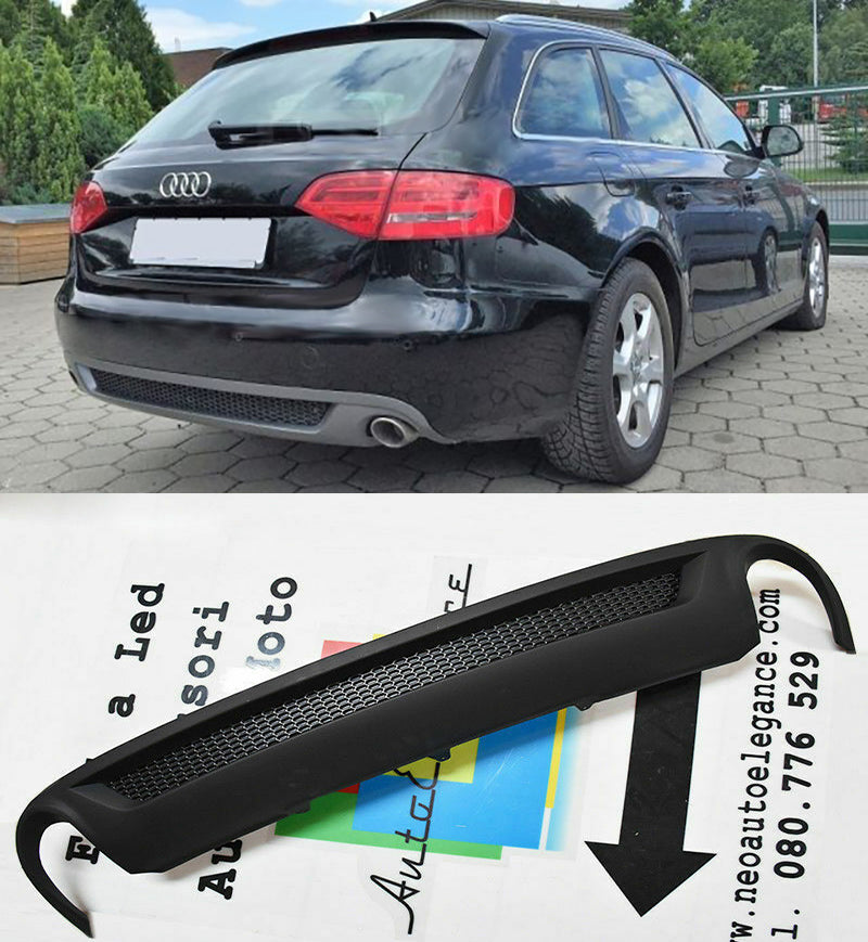 ESTRATTORE AUDI A4 B8 07-12 DIFFUSORE POSTERIORE SOTTO PARAURTI SLINE 2.7 3.0