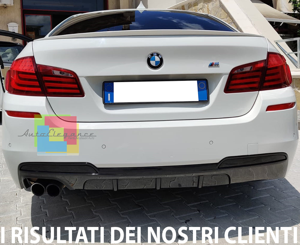 BMW F10 2010+ SOLO PER PARAURTI PACCHETTO M DIFFUSORE POSTERIORE IN ABS AUTOELEGANCERICAMBI