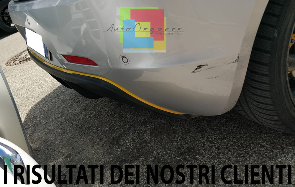 ALFA ROMEO GIULIETTA 2010-2019 SOTTO PARAURTI DAM DIFFUSORE SINGOLO ABS NERO OPACO AUTOELEGANCERICAMBI