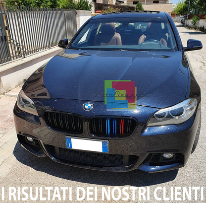 BMW 5 SERIES F10 F11 2010+ DOUBLE STRIPE GRILLES FRONT GRILLES 3 COLORS M