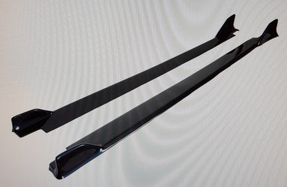 SEAT LEON 5F SPOILER FR SPOILER LATERALI SOTTO MINIGONNA ABS NERO SPLITTER BAFFO
