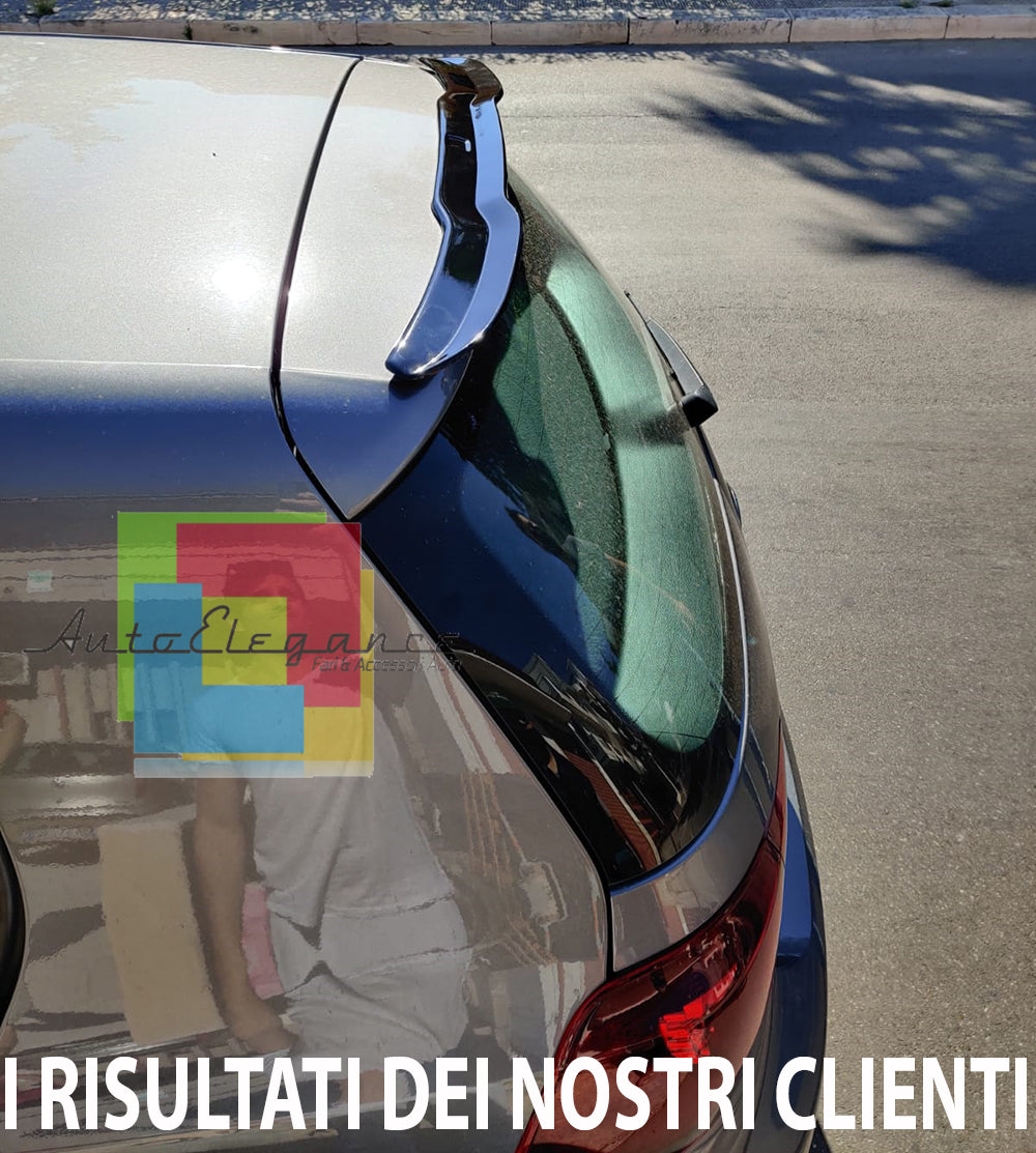 VW GOLF 6 VI 2008-2012 SPOILER TETTO POSTERIORE AGGIUNTIVO GTI LOOK ABS NERO