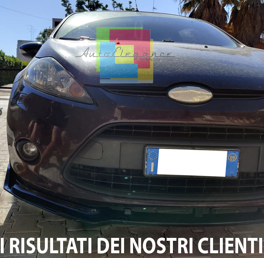 FORD FIESTA MK7 2008-2012 SPLITTER SPOILER SOTTO PARAURTI ANTERIORE ABS NERO RS