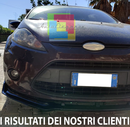 FORD FIESTA MK7 2008-2012 SPLITTER SPOILER SOTTO PARAURTI ANTERIORE ABS NERO RS