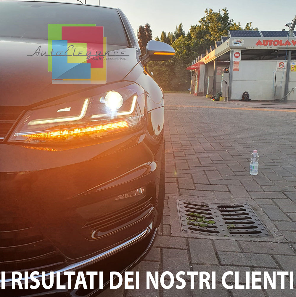 VW GOLF 7 7.5 2012-2019 COPPIA FRECCE LATERALI LED DINAMICHE / SCORREVOLI