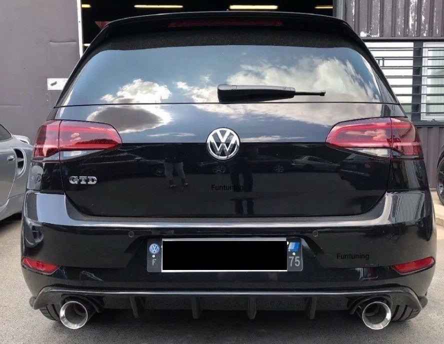 VW GOLF 7 MK7 2012-2016 SPORT REAR DIFFUSER
