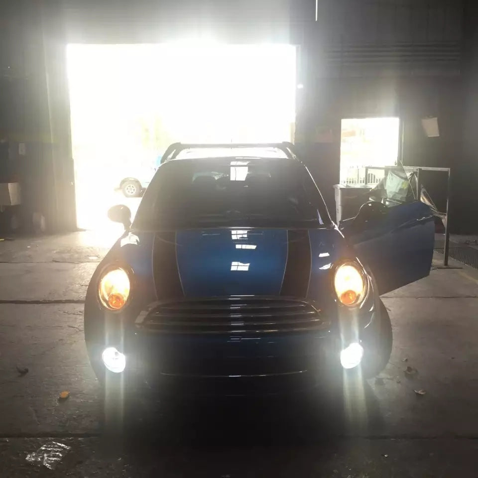 COPPIA FENDINEBBIA A LED ANGEL EYES MINI COOPER R55 / R56/ R58/ R59 / R60 AUTOELEGANCERICAMBI